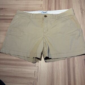 Old Navy Women's Khaki Chino Shorts Size 10